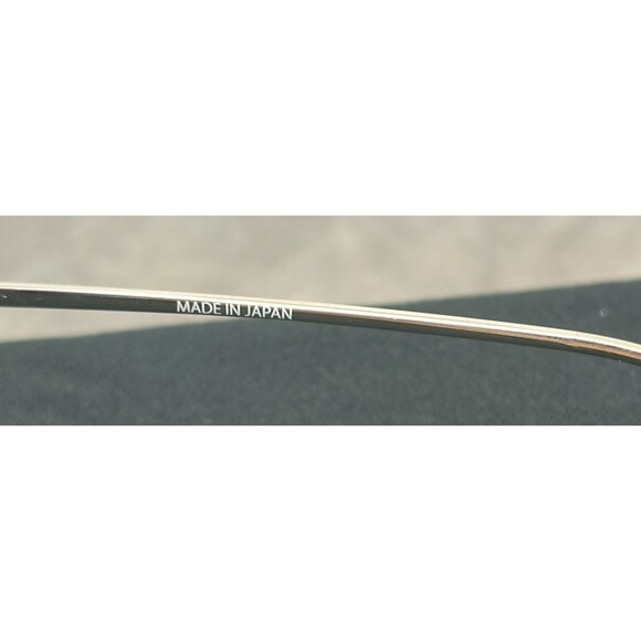 Linda Farrow 856 C7 Oversized Cat Eye Sunglasses Silver And Blue Titanium Frame - Picture 9 of 9